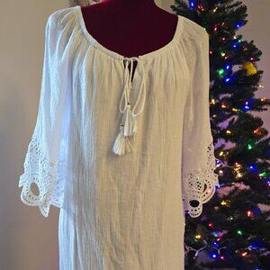 White Dove Peace Dress